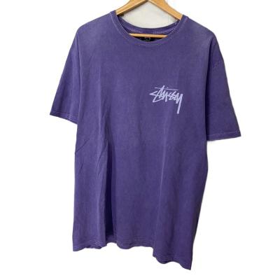 Stussy ロンT Mサイズ ネイビー バックロゴ ステューシー ロンt（STUSSY／メンズ半袖Tシャツ、カットソー）（色