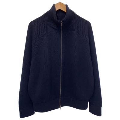 名作 エルメス ドライバーズニット フルジップ ローゲージ ジャケット L 名作 HERMES ドライバーズニット フルジップ ローゲージ ジャケット S黒