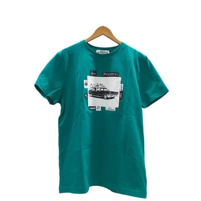 A.P.C. 新品　Tシャツ Lサイズ　グリーン A.P.C. メンズ半袖Tシャツ、カットソー（色：グリーン系）｜トップス