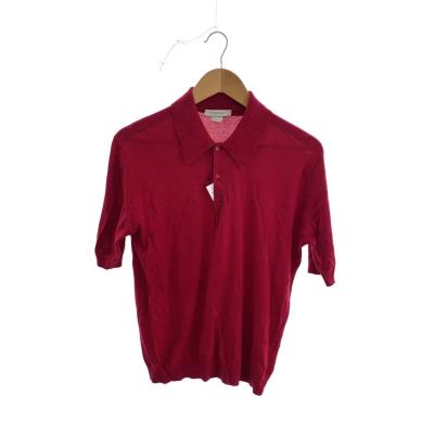JOHN SMEDLEY メンズポロシャツ（色：レッド系）｜トップス