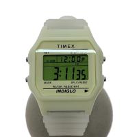 TIMEX◆クォーツ腕時計/デジタル/--/GRN/CRM/プラスチック/TW2Y02600 | セカンドストリートYahoo!店