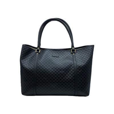 【あー】✨良品✨グッチ　ビジネスバッグ　トートバッグ　レザー　マイクロGG GUCCI グッチ マイクログッチシマ トートバッグ ショルダー