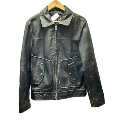 GUESS メンズ革ジャン、レザージャケット｜コート、ジャケット