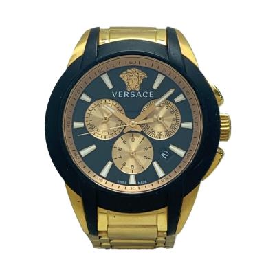 VERSACE◇クォーツ腕時計/アナログ/GLD/VEM8// : セカンドストリート