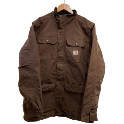 Carhartt ブラウン カバーオール XL carhartt - 80年代 Carhartt カーハート ダック カバーオール