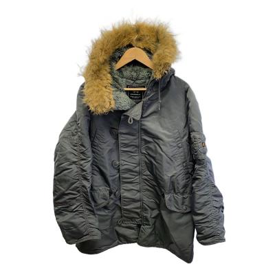 ⭐️大きなサイズ⭐️ アルファインダストリーズ N-3B ミリタリー グレー 4XL Alpha Industries（アルファ・インダストリーズ） アルファ