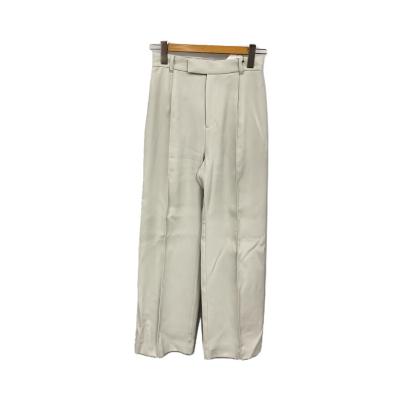 週末価格❗️anuans ダブルサテンストレートパンツ サテンパンツ