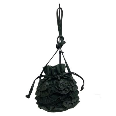美品IBIZA ショルダーバッグ　象革　黒色 IBIZA バッグ（レディースショルダーバッグ）｜バッグ | ファッション