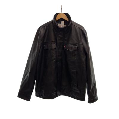 Levi's メンズ革ジャン、レザージャケット（色：ブラック系）｜コート