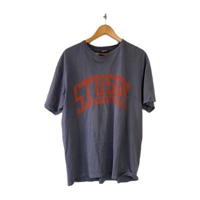 STUSSY メンズ半袖Tシャツ、カットソー（色：グレー系