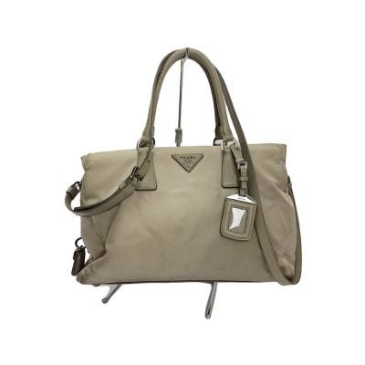 PRADA ベージュ ナイロン ハンドバッグ prada バッグ ナイロン（色：ベージュ系）のおすすめ人気商品一覧 通販