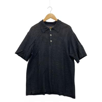BATONER ネイビー ポロシャツ バトナー ポロシャツ（BATONER）の