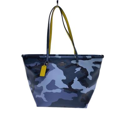 コーチ COACH ヘンリー トートバッグ PVC レザーカモフラージュ COACH】コーチ レザー 迷彩 カモフラージュ 2Way メンズ トート