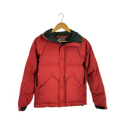 ナンガ ダウンジャケット メンズ（ファッション）（色：レッド系）の