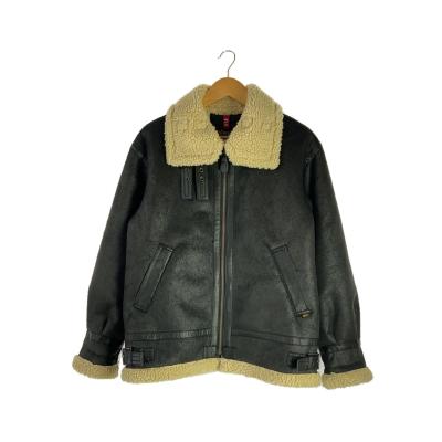フェイクレザージャケット（Alpha Industries／メンズ