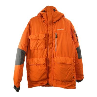 mont-bell ダウンジャケット L オレンジ フード付き montbell ダウン（mont-bell）（色：オレンジ系）のおすすめ人気