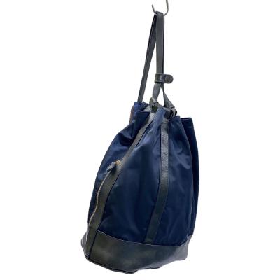 値下げ 美品　GANZO ganzo トートバッグ　ナイロン　レザー　ネイビー ganzoトートバッグ（ファッション）のおすすめ人気商品一覧 通販