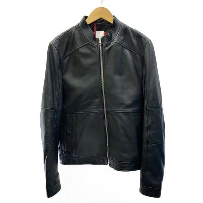 BOSS)（メンズライダースジャケット）（色：ブラック系）｜コート