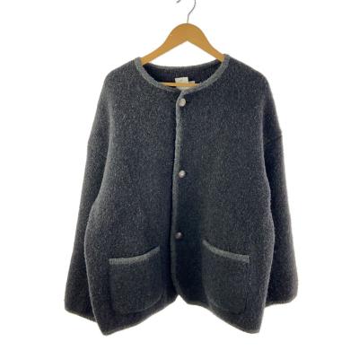 【美品】STAPF ウールカーディガン チロリアンジャケット 48グレー 美品】STAPF ウールカーディガン チロリアンジャケット 48グレー 美品