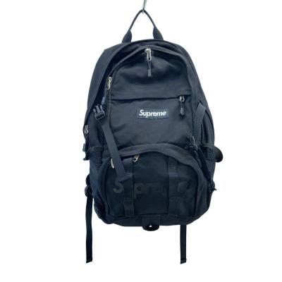 Supreme ブラック リュック・バック　未使用　早い者勝ち ☆Supreme☆送関込☆必須☆話題のコラボバックパック☆ (Supreme