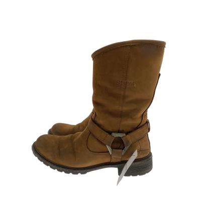 Timberland スエード ロングブーツ 美品】Timberland スエード フラット ロングブーツ 7W 24cm - メルカリ