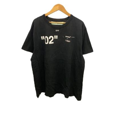 Off-White ブラック Tシャツ Lサイズ off white Off-White オフホワイト/アロープリントTシャツ