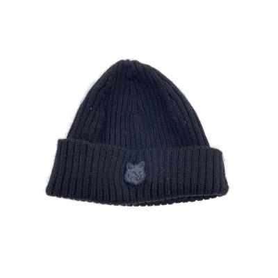 未使用 KARL DONOGHUE ニットキャップ 英国製 ウール ラム ポンポ KARL