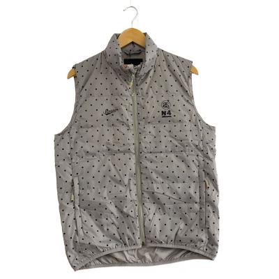 【STUSSY ステューシーダウンベスト中綿キルティンググレーM】 STUSSY ダウンベスト｜コート、ジャケット｜ファッション おすすめ人気
