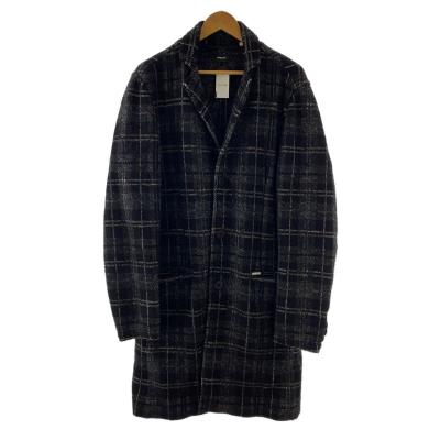 DIESEL チェック柄 ウールコート die-m-o-e4-053.jpg