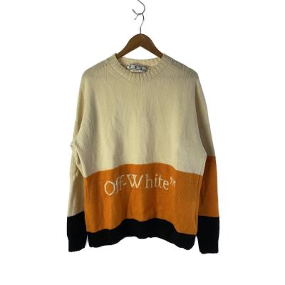 off white メンズニット、セーター(襟首タイプ:丸首)の商品 off white メンズニット、セーター(襟首タイプ:丸首)の商品