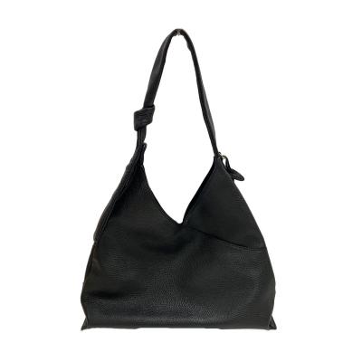 極美品 銀座かねまつ 2way シボ革 ターンロック ショルダーバッグ