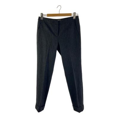 armani collezioni /ストライプ スラックス チャコール 42 armani