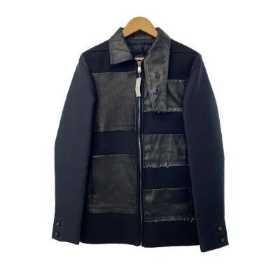 rick owens レザージャケット（メンズファッション