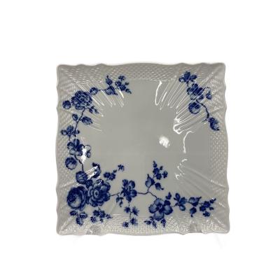 Richard Ginori 花柄 四角皿 リチャードジノリ ローズブルー（食器皿）｜食器｜食器、グラス