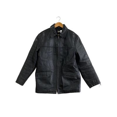 レザーカーコート（J.CREW／メンズファッション） | ファッション の