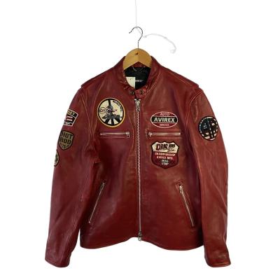 最終値下げ❗️AVIREX アヴィレックス レザーテーラードジャケット本革M AVIREX × MR.BROTHERS CUT CLUB》VARITY LEATHER JACKET | AVIREX