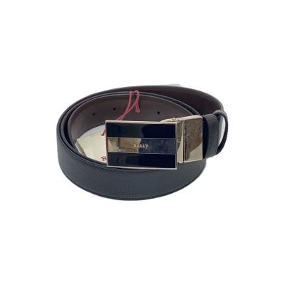 □新品同様□ BALLY バリー レザー ベルト ビジネス 紳士 メンズ