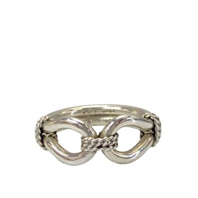 スターリングシルバー ツイストブレスレットとリングセット　スティーブアルビソ スターリングシルバー ツイストブレスレットとリングセット スティーブ