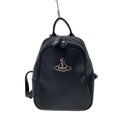 極美品 Vivienne Westwood レザー バックパック 黒 シボ革 極美品 Vivienne Westwood レザー バックパック 黒 シボ革
