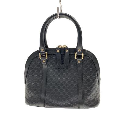 レディース 極美品✨ GUCCI グッチ レザー シマ GG マイクロGG トート 