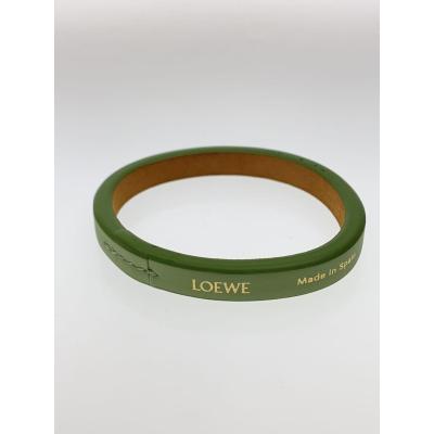 希少　LOEWE　ヴィンテージ　バングル ヴィンテージ】 LOEWE バングル ブレスレット ブラウン ゴールド