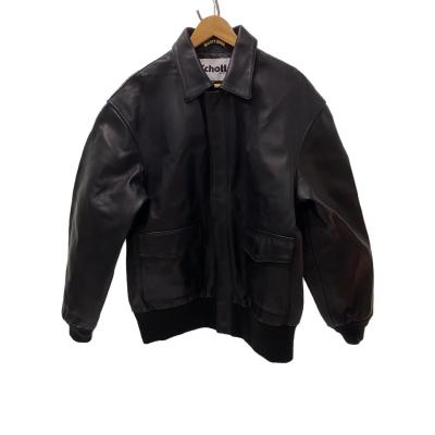 Schott◇レザージャケット・ブルゾン/L/羊革/BLK/782-4250017 782