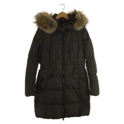 COACH◇ロングダウンジャケット/コート/ダウン/ジャケット/ファー/S