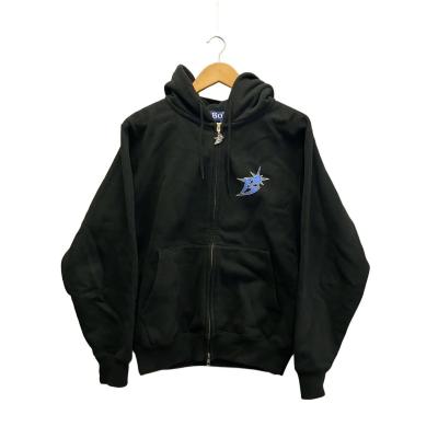 BOTT ネイビー ジップアップパーカー L BoTT（ボット） パーカー Washed Lucky Logo Zip Hoodie メンズ