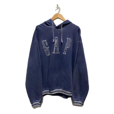 90s GAP コーティング ジャケット S ビッグサイズ ネイビー パーカー 90s オールドギャップ ビッグロゴ ビッグシルエットパーカー XL