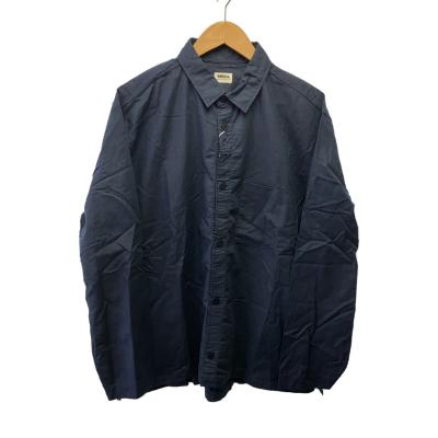 BRENA ブレナ バンドカラージャケット コットンリネン 48 BRENA（ブレナ）/銘品 GARDI フランスとアメリカを感じられる