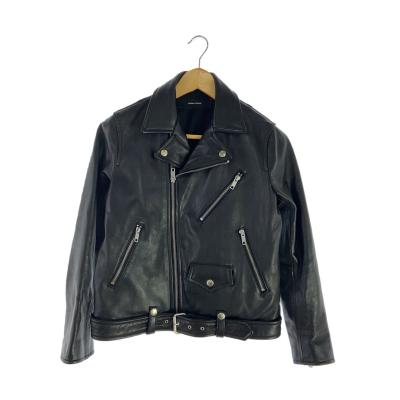 JOURNAL STANDARD◇シングルライダースジャケット/M/羊革/BLK