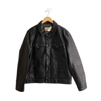Levi's メンズ革ジャン、レザージャケット（色：ブラック系）｜コート