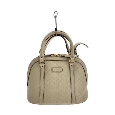 グッチ　限定品　マイクロシマ　パンチングレザー　ブラウンベージュ GUCCI（グッチ） 並行輸入 長財布(ラウンドファスナー) マイクロ シマ