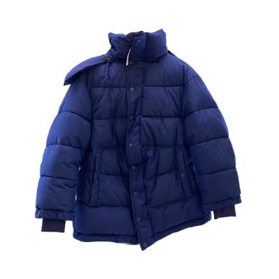 美品 バレンシアガ 全面ロゴ ダウンジャケット 36 ナイロンワッシャーショートダウンジャケット(ダウンジャケット